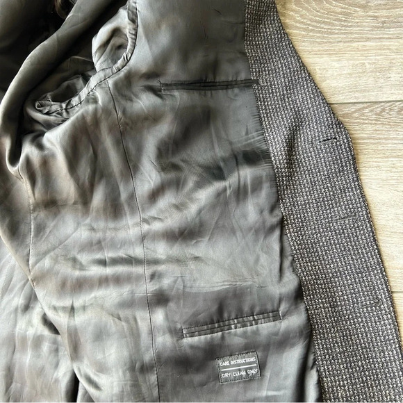 Vintage Joseph Abboud Wool Blend Twill Blazer Union Made in USA - Picture 15 of 16